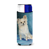 Jazz Chihuahua Long Hair Ultra Beverage Insulators For Slim Cans Mh1040Muk