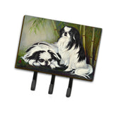 Caroline'S Treasures Mh1044Th68 Japanese Chin Bamboo Garden Leash Or Key Holder, Large, Multicolor