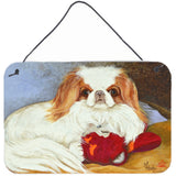 Caroline'S Treasures Mh1049Ds812 Japanese Chin Pink Gorilla Wall Or Door Hanging Prints, 8 X 12, Multicolor