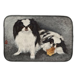 Caroline'S Treasures Mh1050Ddm Japanese Chin Impress Dish-Drying-Mats, 14X21, Multicolor