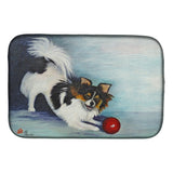Caroline'S Treasures Mh1054Ddm Papillon Play Ball Dish-Drying-Mats, 14X21, Multicolor