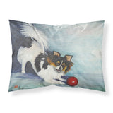Caroline'S Treasures Mh1054Pillowcase Chihuahua Play Ball Fabric Standard Pillowcase, Large, Multicolor