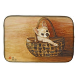 Caroline'S Treasures Mh1063Ddm Chihuahua Take Dish-Drying-Mats, 14X21, Multicolor