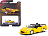 1995 Honda NSXR GT RHD (Right Hand Drive) Yellow with Black Top Collection Series 1/64 Diecast Model Car by Majorette