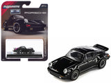 1975 Porsche 930 Turbo Black Collection Series 1/64 Diecast Model Car by Majorette