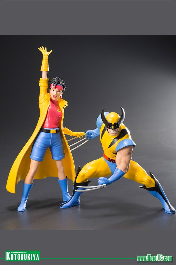 Marvel Universe X-Men '92 Wolverine & Jubilee Two Pack Artfx+ Statue