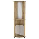 Chicago Corner Bar Cabinet -Living Room-Macadamia