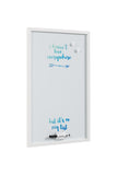 Magnetic Dry-Erase Quote Travel Board 16 X 24 White Frame