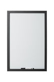 Magnetic Dry-Erase Board, Black Mdf Frame, 18 X 24