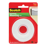 Indoor Mounting Tape, 1/2 x 75