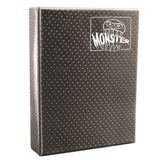 Monster Protectors Mega Gray Holofoil 9 Pocket Xl Binder With Hard Cover - Holds 720 Collectible Trading Cards - Compatible With