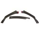 JSD 3-Piece Chin Spoiler for 2024+ Mustang GT, EcoBoost Without PERFORMANCE PACK, Real Carbon Fiber