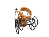 Asian Style Rickshaw Puller Wine Holder