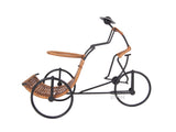 Asian Style Rickshaw Cyclist Wine Holder