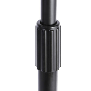 Hex-Base Quarter-Turn Threadless Mic Stand, Black