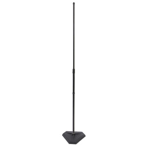 Hex-Base Quarter-Turn Threadless Mic Stand, Black