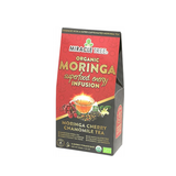 Organic Moringa Energy Tea - Cherry Chamomile - Natural Coffee Alternative