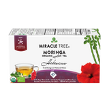 Organic Moringa Tea - Hibiscus - Caffeine-Free Herbal Tea