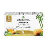 Organic Moringa Tea - Honey & Vanilla - Caffeine-Free Herbal Tea