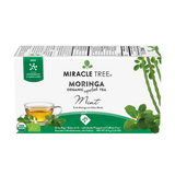 Organic Moringa Tea - Mint - Caffeine-Free Herbal Tea