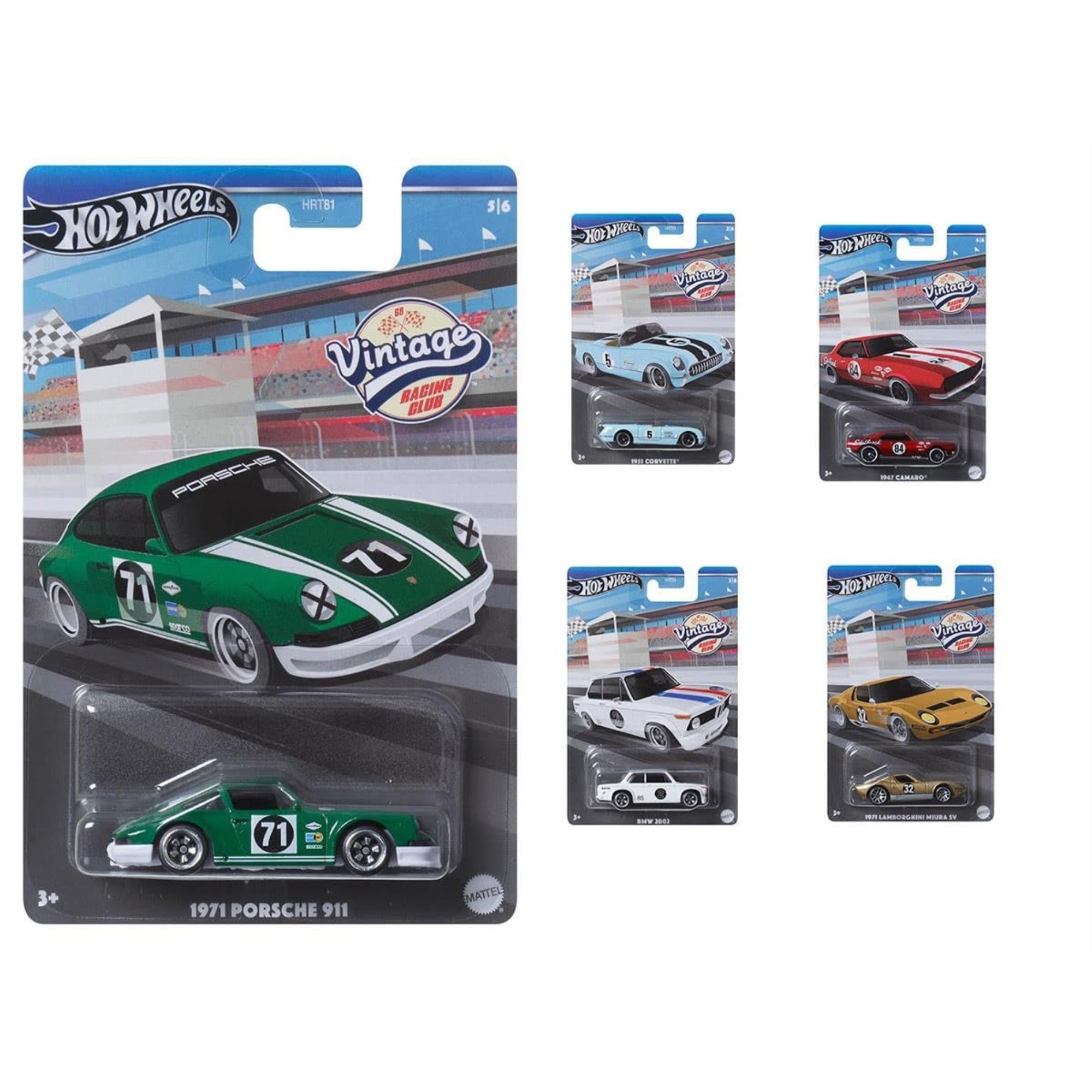 Hot Wheels Matte Multicoloured (Hrt81)