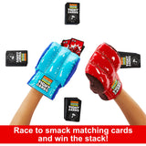 Mattel Games Rock Em Sock Em Robots Fight Cards Card Game, Team Party Game For Kids & Adults With Two Boxing Gloves