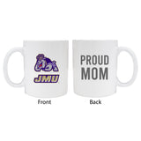 James Madison Dukes Proud Mom White Ceramic Coffee Mug