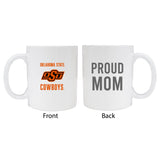 Oklahoma State Cowboys Proud Mom White Ceramic Coffee Mug