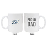 Akron Zipsproud Dad White Ceramic Coffee Mug 2-Pack
