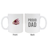 Elon Universityproud Dad White Ceramic Coffee Mug 2-Pack