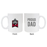 East Stroudsburg Universityproud Dad White Ceramic Coffee Mug 2-Pack