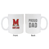 Maryland Terrapinsproud Dad White Ceramic Coffee Mug 2-Pack