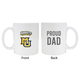 Marquette Golden Eaglesproud Dad White Ceramic Coffee Mug 2-Pack