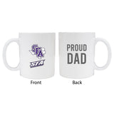 Stephen F. Austin State Universityproud Dad White Ceramic Coffee Mug 2-Pack