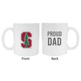 Stanford Universityproud Dad White Ceramic Coffee Mug 2-Pack