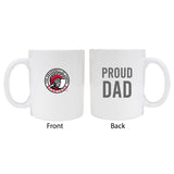 University Of Tampa Spartansproud Dad White Ceramic Coffee Mug 2-Pack