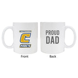 University Of Tennessee At Chattanoogaproud Dad White Ceramic Coffee Mug 2-Pack