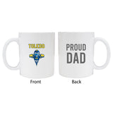 Toledo Rocketsproud Dad White Ceramic Coffee Mug 2-Pack