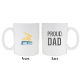 Texas A&M Kingsville Javelinasproud Dad White Ceramic Coffee Mug 2-Pack