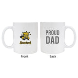 Wichita State Shockersproud Dad White Ceramic Coffee Mug 2-Pack