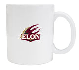 Elon University White Ceramic Coffee Mug 3-Pack