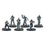 Modiphius Entertainment Ltd Fallout Wasteland Warfare: Enclave-Assault Force - 6 Miniatures, 32Mm Unpainted Quality Resin Figure