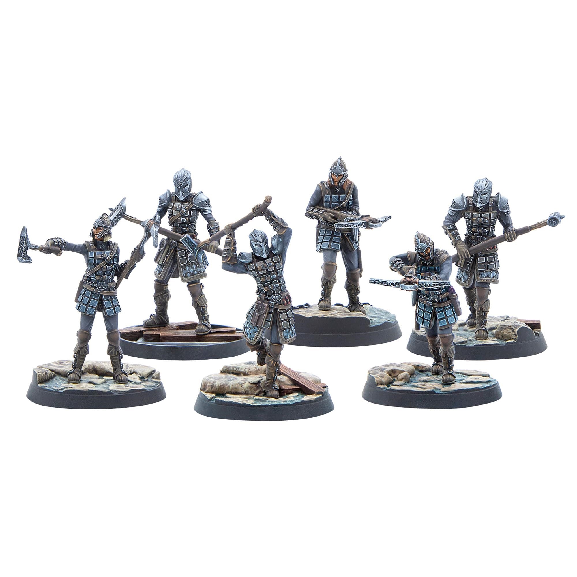 Modiphius: The Elder Scrolls: Call To Arms - Dawnguard Vampire Hunters - 6 Figure Resin Expansion, Chapter 3, Unpainted, 32Mm Rp