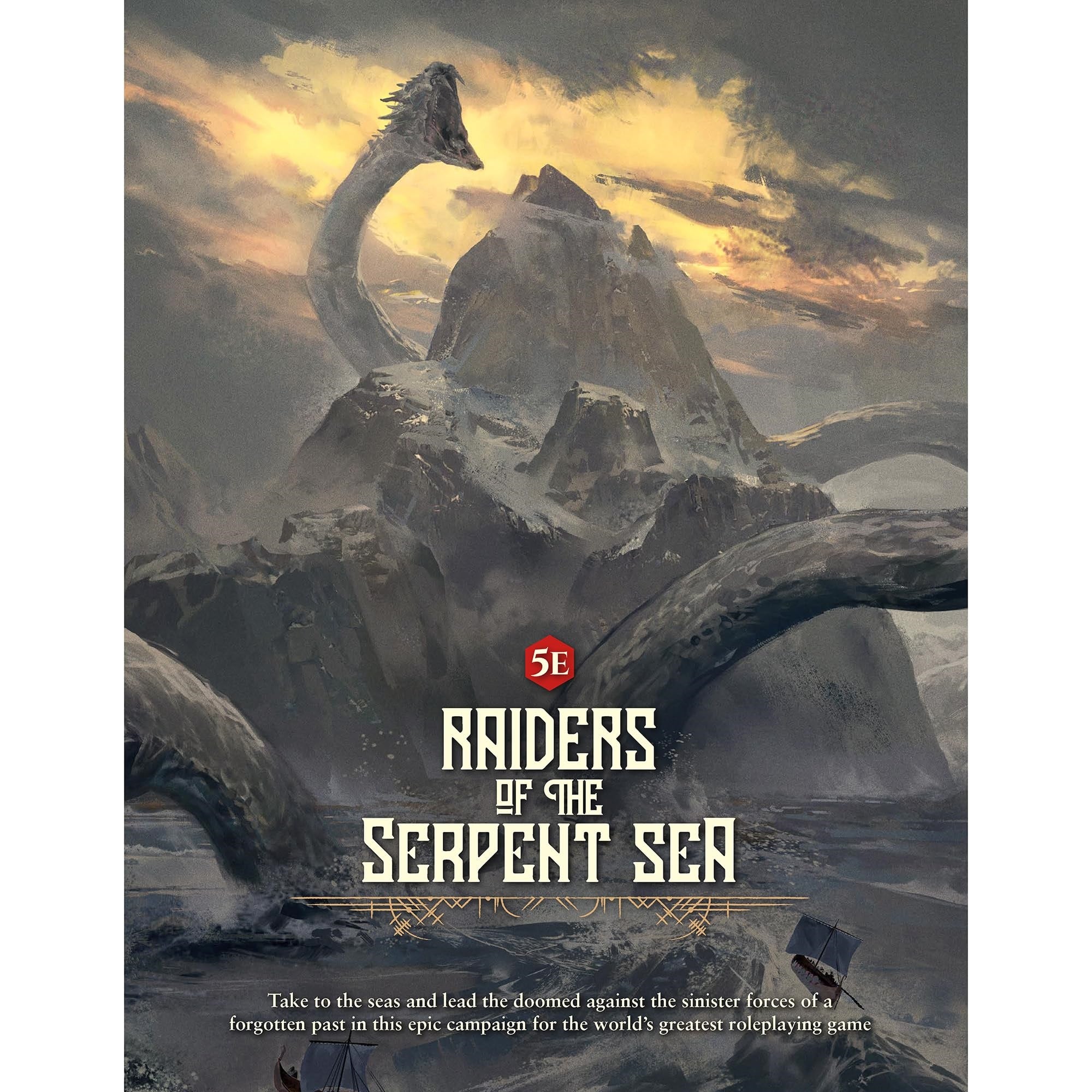 Modiphius Entertainment: Raiders Of The Serpent Sea: Campaign Guide (5E) - Hardcover Rpg Book, Roleplaying Game, Takes 4-6 Playe