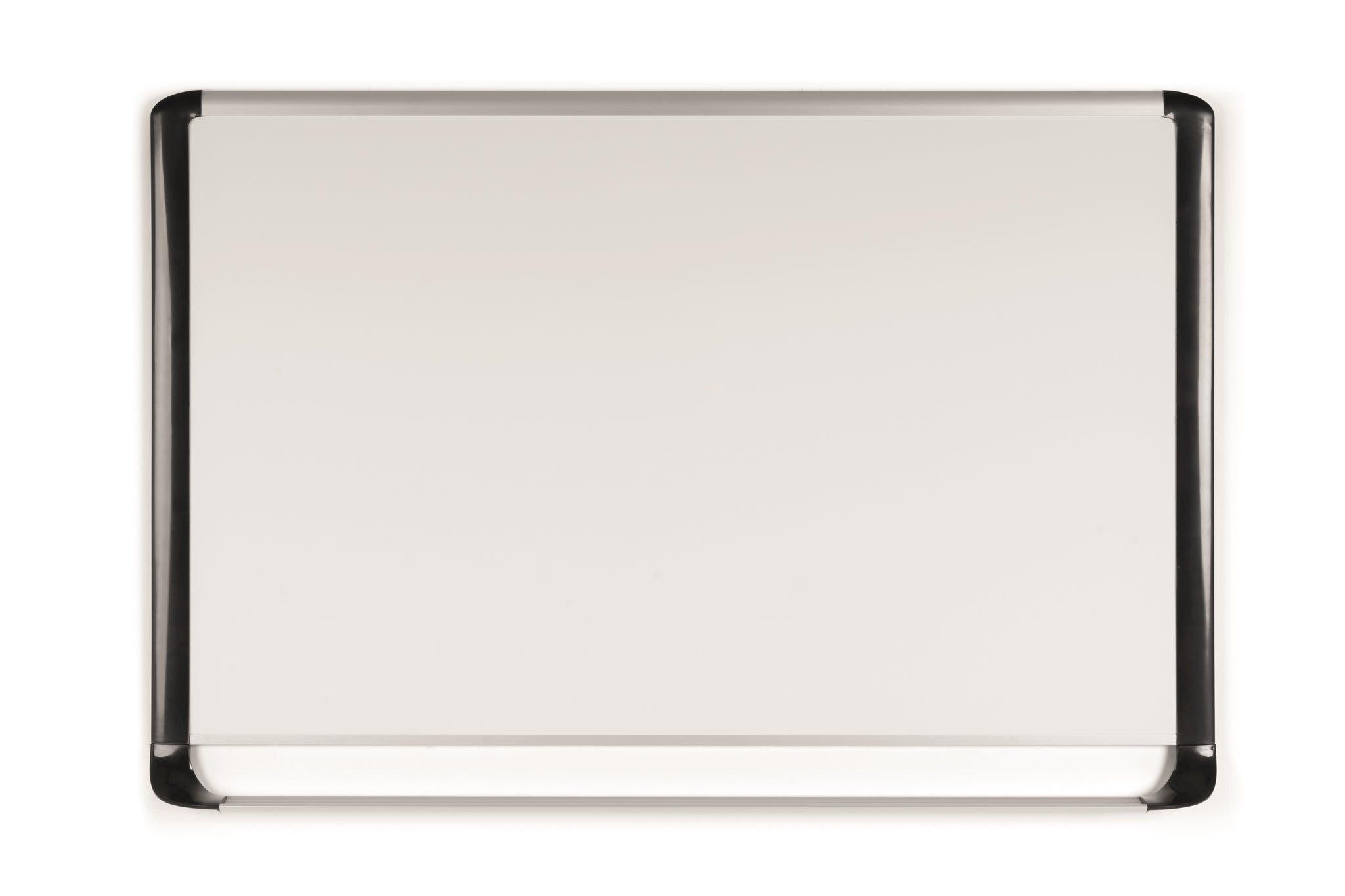 Mvi Magnetic Steel Dry-Erase Board, 36 X 48, Aluminum & Black Frame