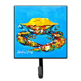 Caroline'S Treasures Mw1003Sh4 Crab Baby Blue Leash Or Key Holder, Small, Multicolor