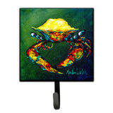 Caroline'S Treasures Mw1038Sh4 Crab Little Green Leash Or Key Holder, Small, Multicolor