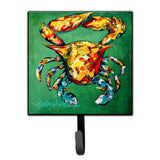 Caroline'S Treasures Mw1072Sh4 Crab Two Snaps Leash Or Key Holder, Small, Multicolor