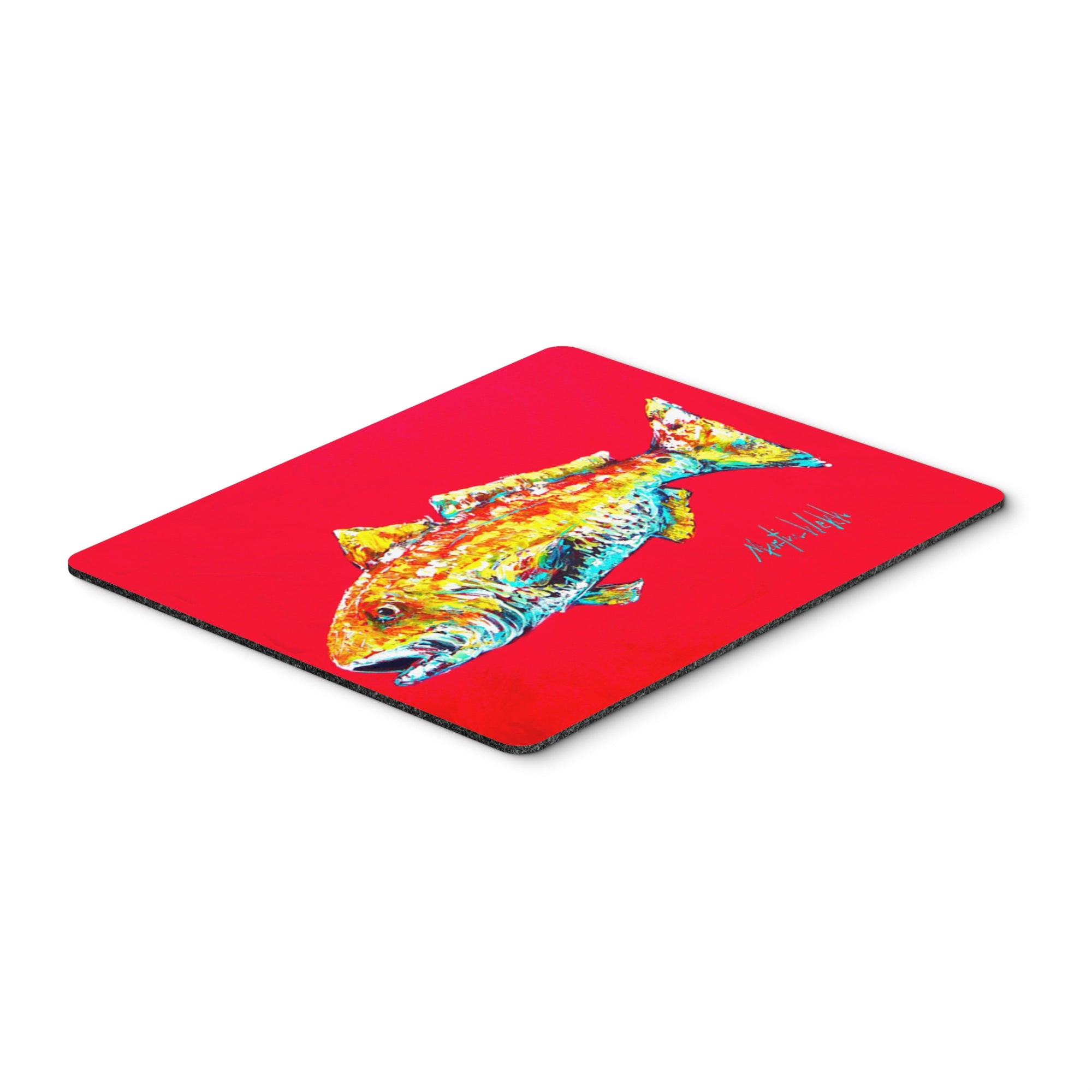 Caroline'S Treasures Fish - Red Fish Alphonzo Mouse Pad/Hot Pad/Trivet (Mw1084Mp)