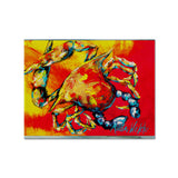 Caroline'S Treasures Mw1086Plmt Crab Hot Dang Fabric Placemat, Multicolor